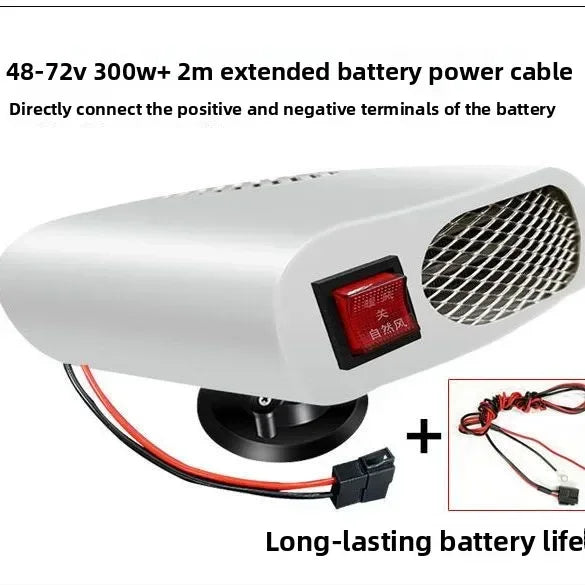 NEW Electric Tricycle Defrost 48V Electric Vehicle Heater 60V Electric Four-wheeler Heating Defrost Defogging 72V