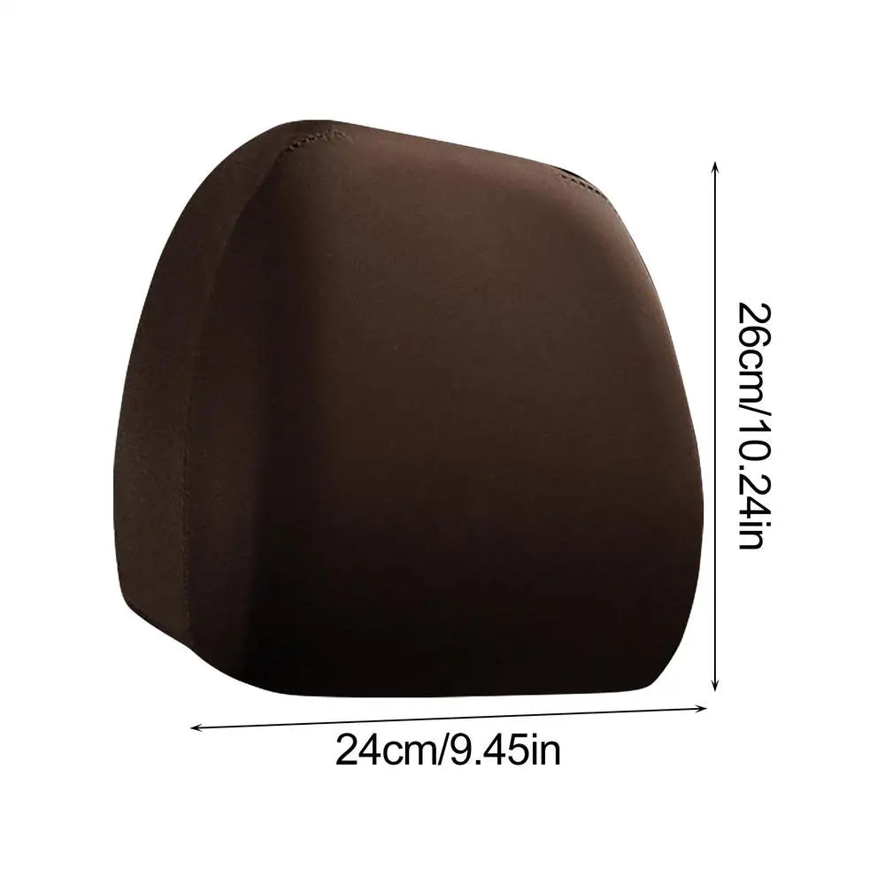 Car Seat Headrest Cover Dust Cover For Rear And Front Seat Head Rest Vehicle Interior Seat Supplies For Minivans Trucks SUVs