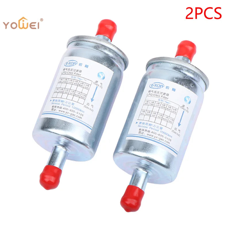 Reliable 2 Pieces LPG, CNG, GPL Filters for Dual Fuel Vehicles; Compatible with All Types of KME Atiker Vehicles.