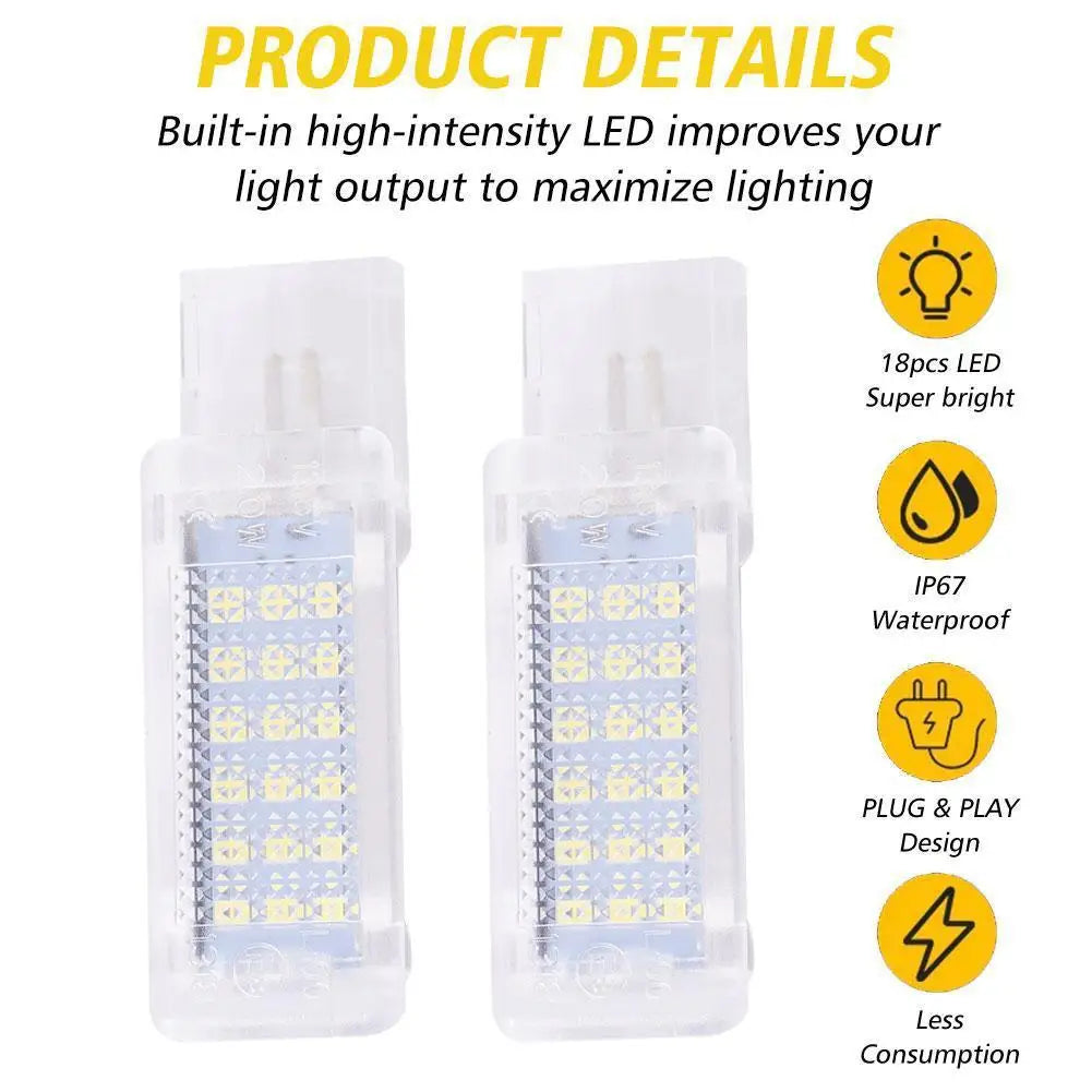 Car LED Lights LED Footwell Light Glove box Trunk Light For Audi A4 For VW Golf Sportsvan For Skoda Superb For Porsche Cayenne