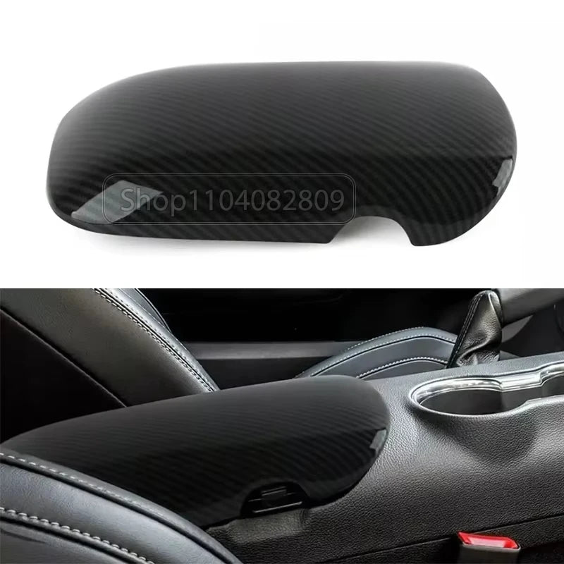 ABS Carbon Fiber Interior Accessories Kit Trim Cover For Ford Mustang AT MT 2024 2025 Center Conlose Gear Shift Panle Decoration