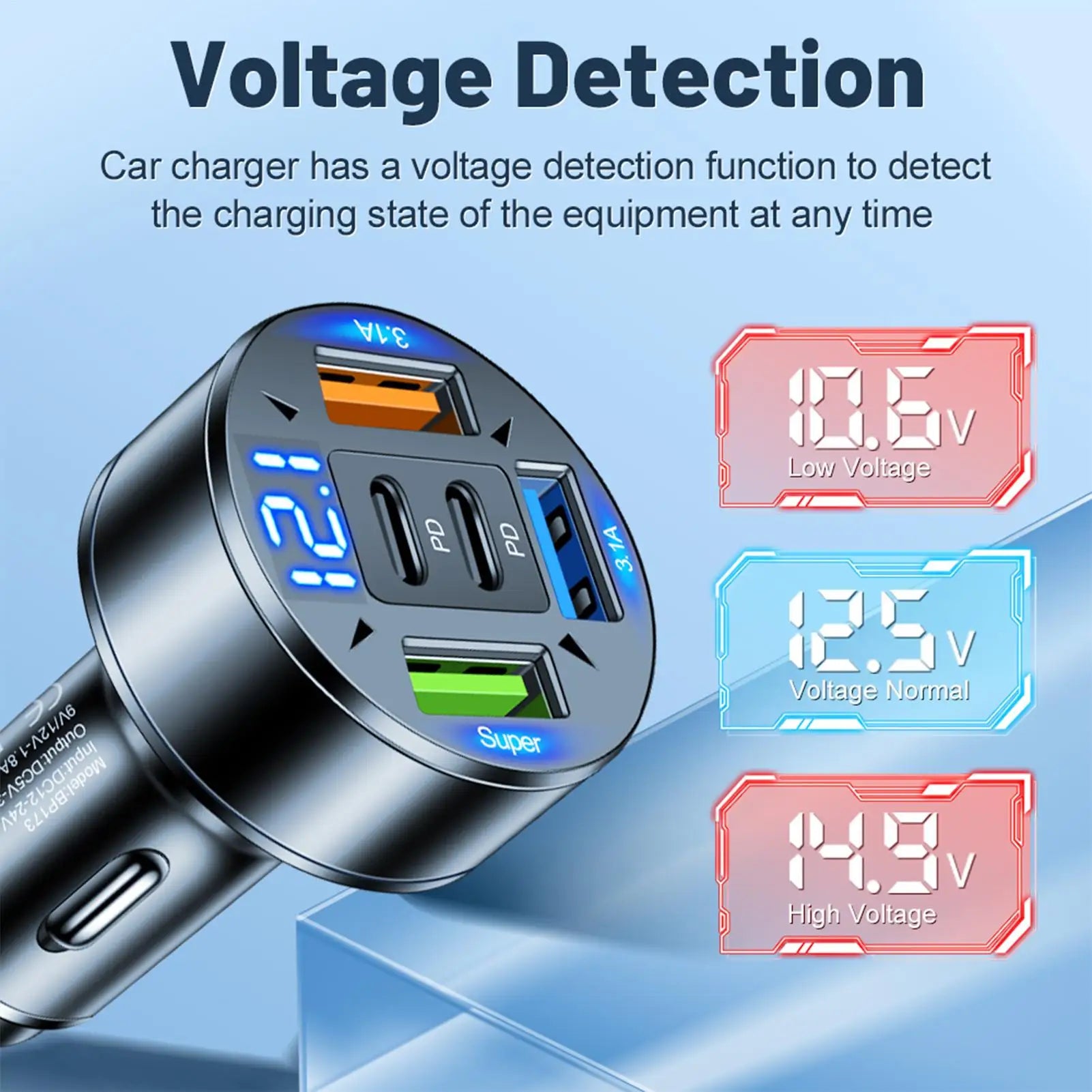 Car Phone Charger Super Fast USB Type C Car Charger Adapter Type C Pd Super Fast Charging Mobile Phone Socket Adapter in Car