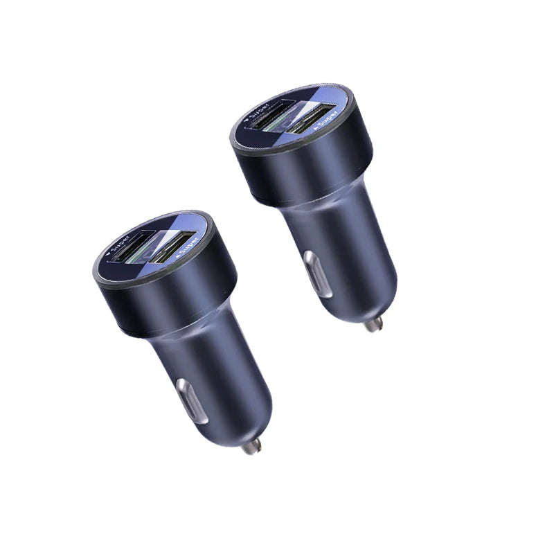 Car Super Charger 240W Dual Port Fast Charging Quick Charge 3.0 USB Car Phone Charger for IPhone Sumsung Huawei