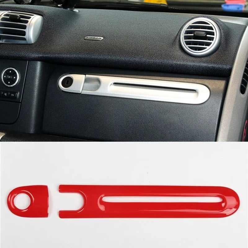 Car Interior Stickers For Smart Brabus 451 Fortwo Accessories Car Styling Steering Wheel Modification Protection Sticker