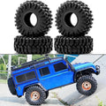 1.9'' RC Rubber Tires 1/10 RC Crawler Tyre for SCX10 90046 SCX10 UTB18 TRX4 6 Redcat Gen8 7 VS4-10 1/10 RC Crawler Car 45*120mm