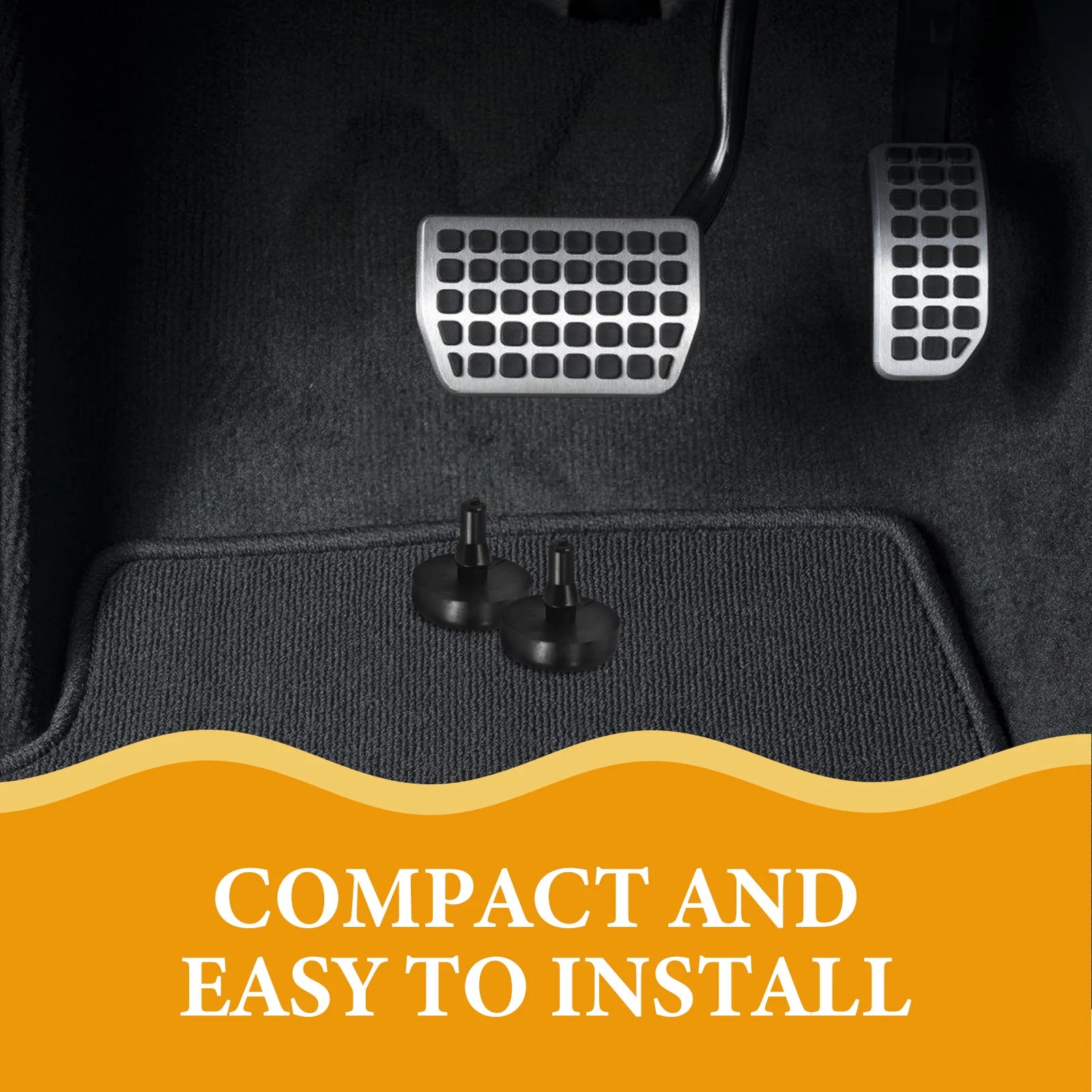 10 piezas de pedal de freno de goma negro, interruptor de partículas, tope de embrague, suministro para coche, duradero, fácil instalación, conducción segura.