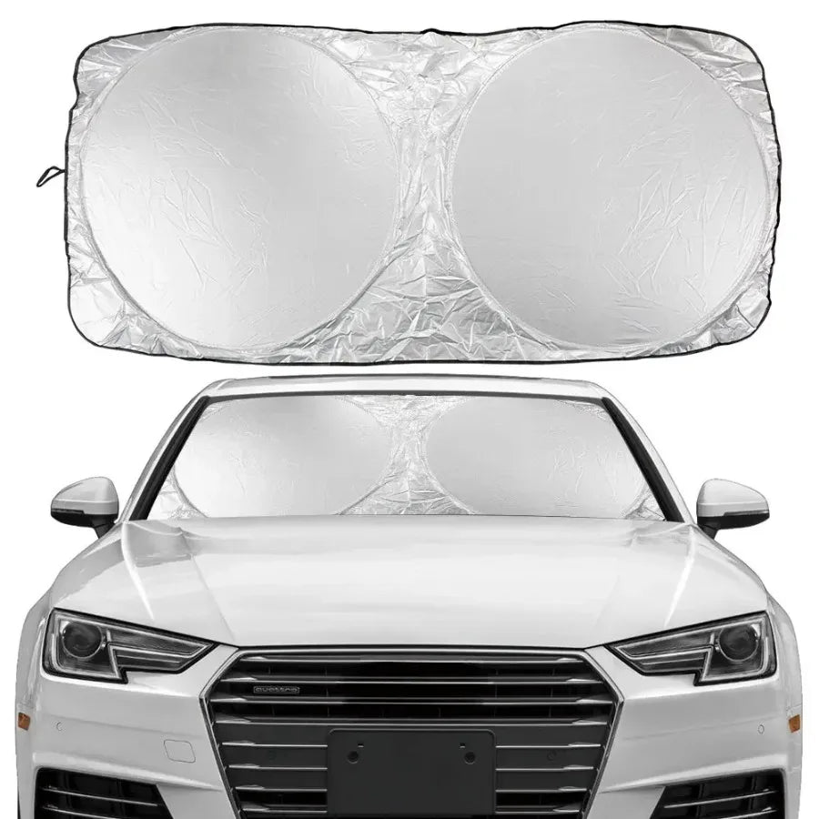 Car Windshield Sun Shade Cover - Visor for Interior Use, Folding Parasol, Suitable for Automobiles, Helps with Sun Protection