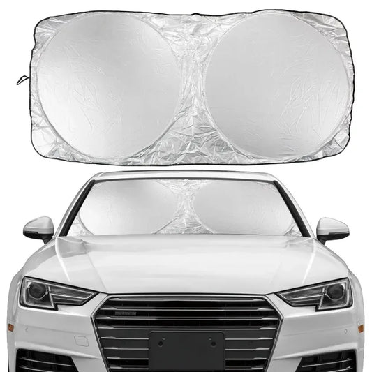 Car Windshield Sun Shade Cover - Visor for Interior Use, Folding Parasol, Suitable for Automobiles, Helps with Sun Protection