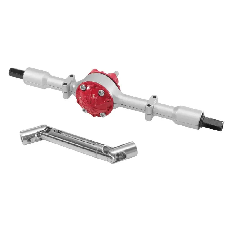 B78B-Metal Rear Axle Bridge With Drive Shaft Kit For LDRC LD1297 LD1279 RC Car Upgrade Parts Accessories