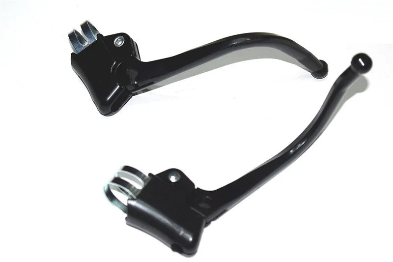 Bike Brake Lever DC139 Road Handlebar Bent Bar Brake Lever City Retro Bicycle Fixed Gear Bike Brake Handle Parts Black/Silver