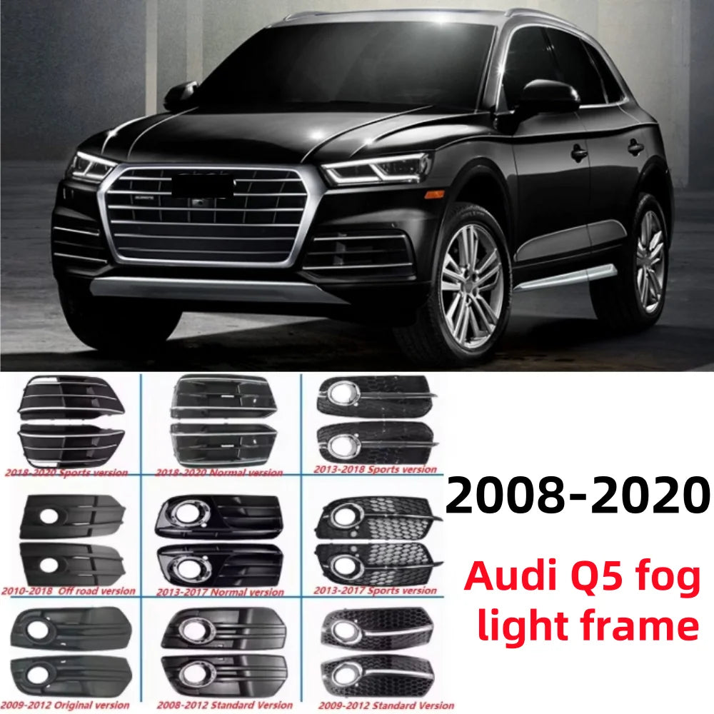 Car Accessory Fog Light Cover Lamp Frame Grille Car Accessories For Audi Q5 2013 2014 2015 2016 2017 2018 2019 2020