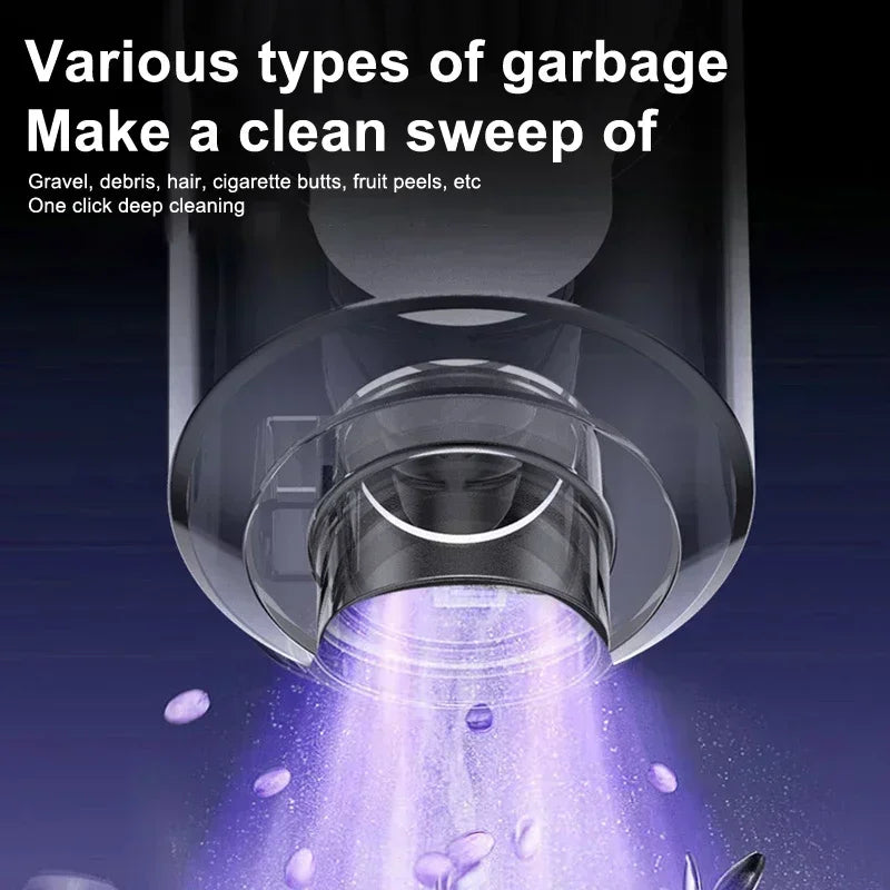 990000PA Car Vacuum Cleaner Wireless Handheld High Power Rechargeable Strong Suction Blowing Vacuum Cleaner Car Home Dual-Use