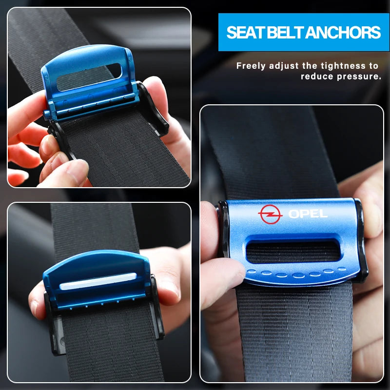 Car Seat Belts Clips Car Stopper Buckle Interior Accessorie For Opel Astra j Insignia Astra g Corsa Zafira b Mokka Vivaro Meriva