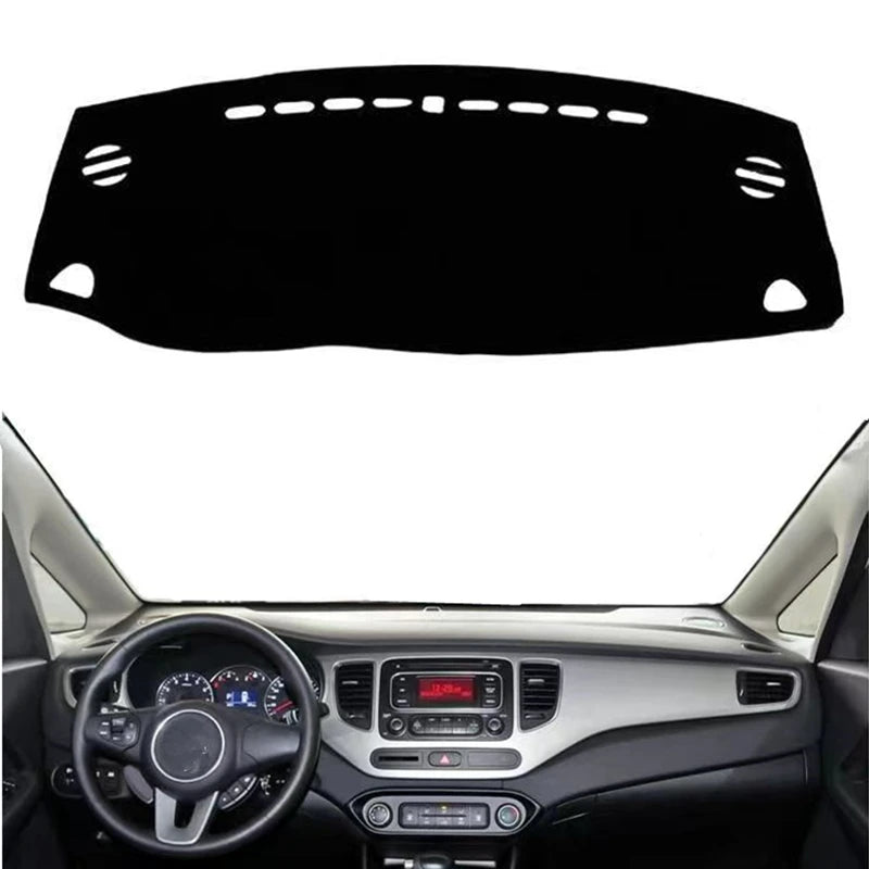 For Kia Carens RP 2013 2014 2015-2019 Car Dashboard Cover Sunshield Mat Pad Dash Board Instrument Protect Carpet Rug Accessories