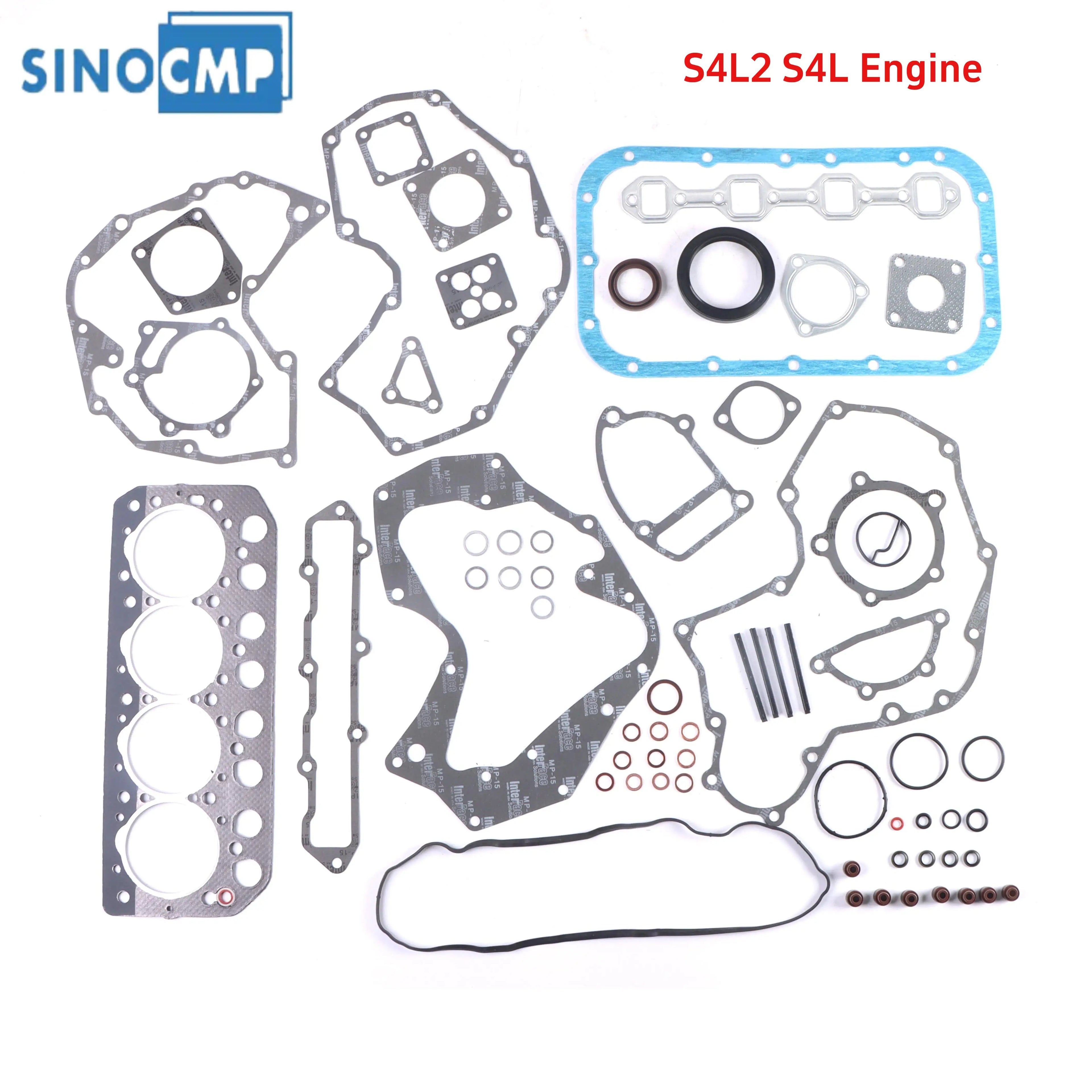 S4L2 S4L Engine 1set Engine Gasket Kit For Mitsubishi Excavator Peljob EB406 Terex TC35 Excavator Accessories Replacement Parts
