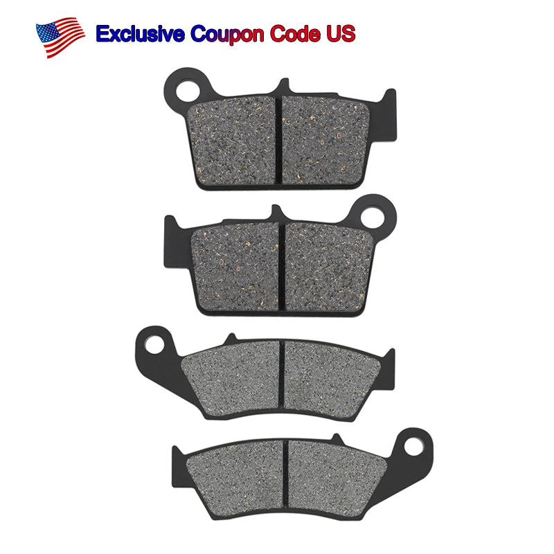 Motorcycle Front and Rear Brake Pads For GAS-GAS EC XC 125/200/250/300 (2T)  For APRILIA MXV RVX 450 550 For BETA RR 250 350