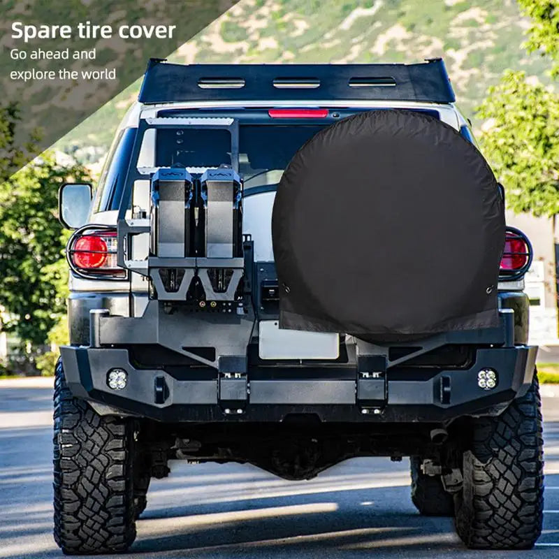 Tire Covers For Trailers UV Resistant Tire Cover UV Resistant Sun Rain Snow Tyre Protector Fits 27-29in Tires Automotive Wheel