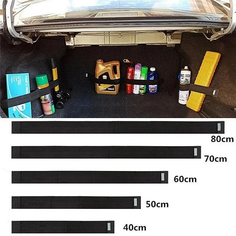 Car Trunk Organizer Black Magic Tapes Car Accessries Fixing Belt Storage Bag Tapes Fixed Auto Interior Storage and Organization