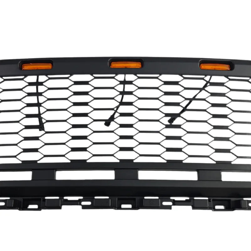 For Ford F150 2021 2022 2023 2024 Front Bumper Grille Replace Pickup Truck Middle Racing Grill Facelift Hood Mesh Body Kits
