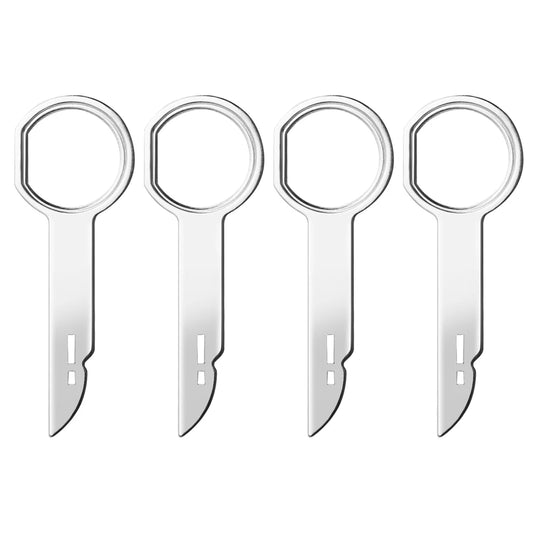 Car Stereo Radio Removal Keys CD Tool for Audi A4 A3 B6 B8 VW Passat B5 B7 Skoda Octavia A7 A5