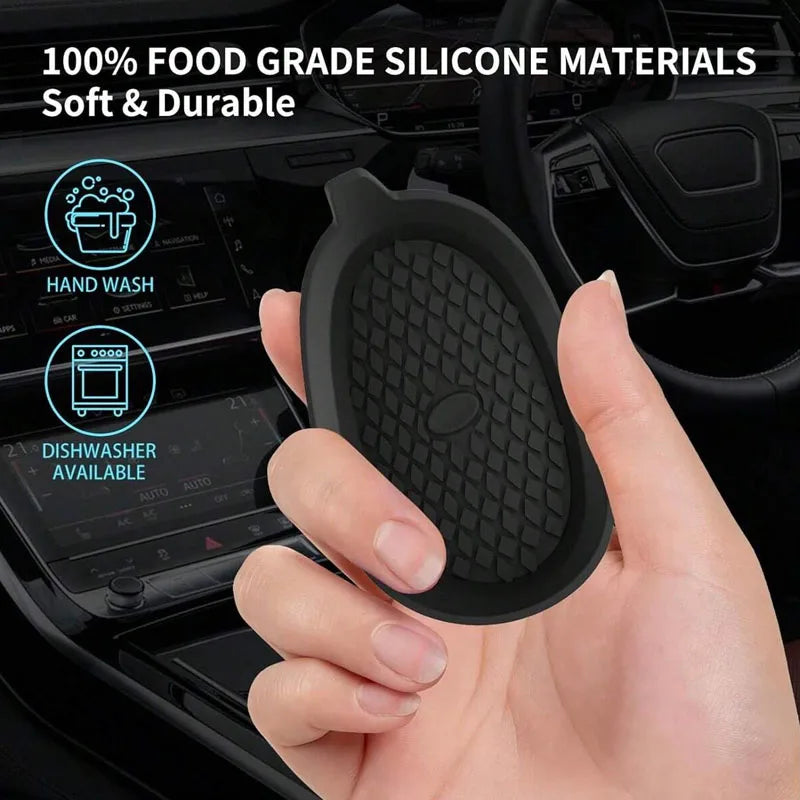 2 pieces of car coasters, water cup holders, anti slip pads, universal anti slip embedded interior accessories for cars, suitabl
