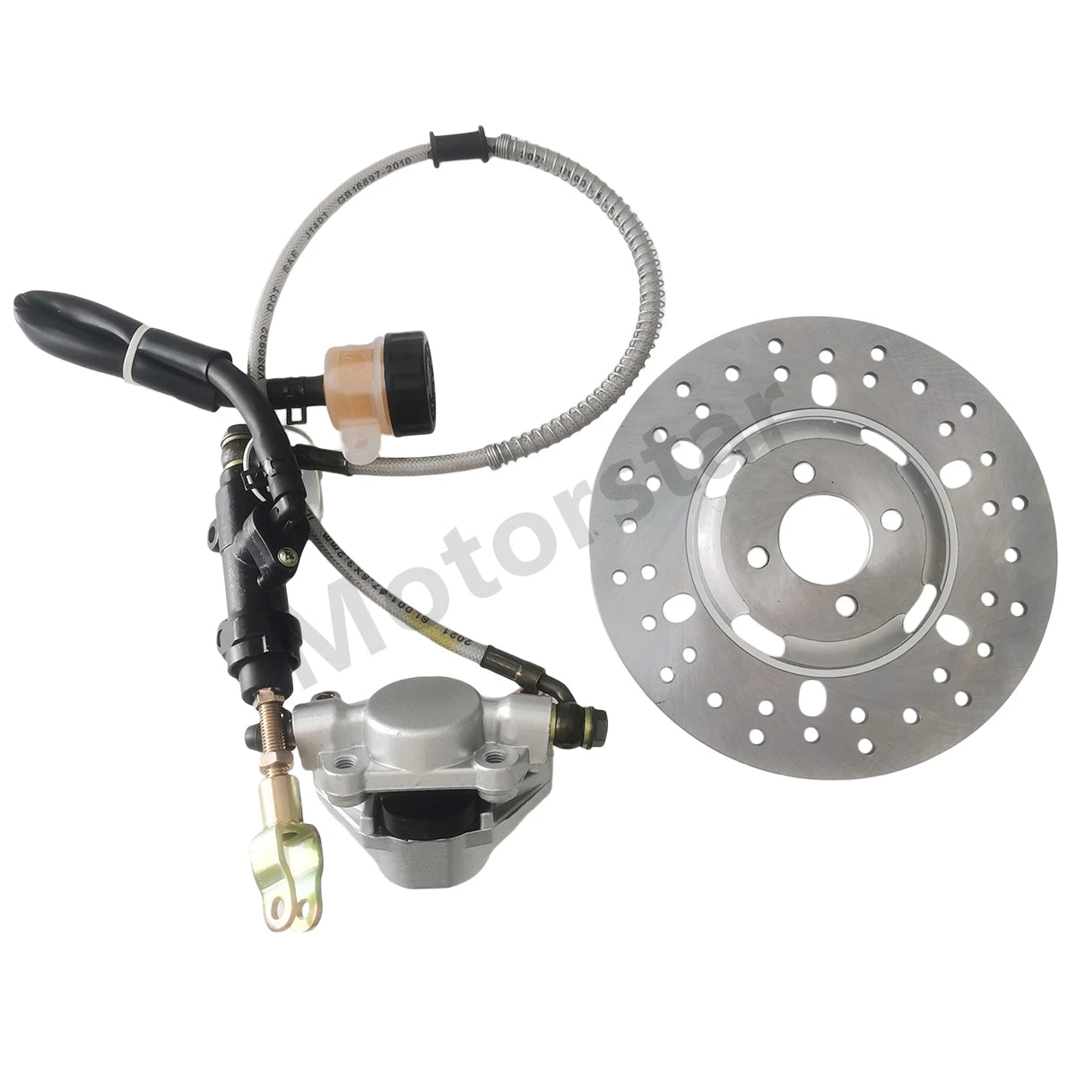 Hydraulic Rear Disc Brake Caliper System With Brake Pads 200 250 200cc 250cc Quad Dirt Bike ATV