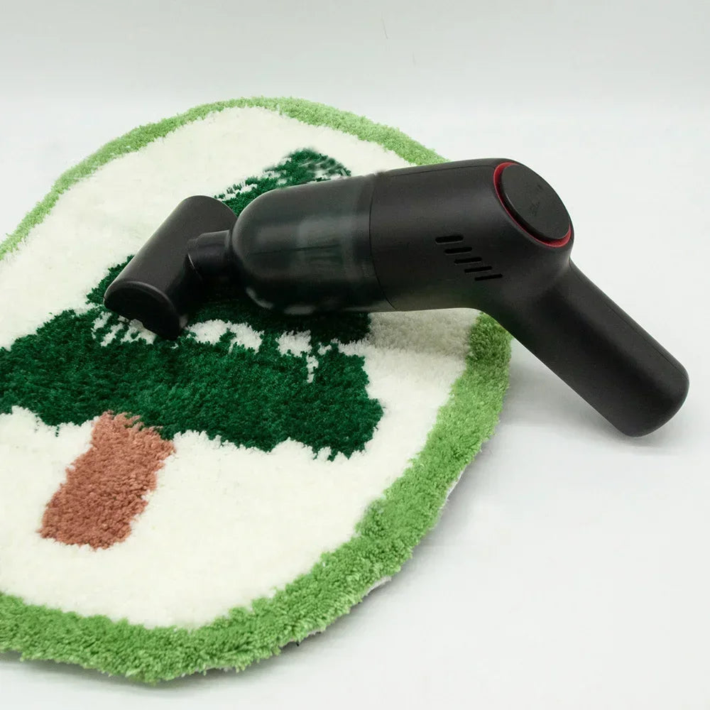 Tufting DIY Vacuum Cleaner Handheld Cordless Powerful Suction for Tufting Gun DIY Tufting Carpet Cleaning Tool Set Car Vacuum
