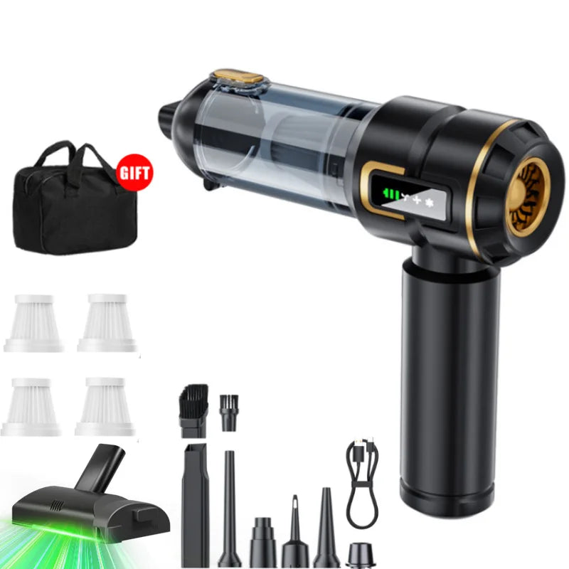 New Car Vacuum Cleaner 998000PA Mini Cordless Powerful  Strong Scution Blower Car Cleaner HandHeld Portable Car Vacuum Cleaners