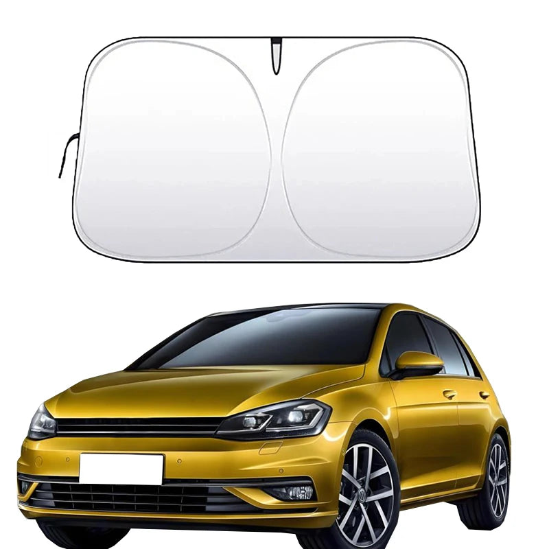 Folding Car Window Sunshade Cover Sun Shade Windshield Visor Protector Windscreen For Volkswagen Golf 7 MK7 VII GTI 2013-2018