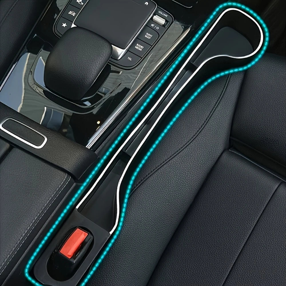 2 Pcs Car Cup Holder Organizer - Multifunctional Storage Box for Front and Rear Seats
