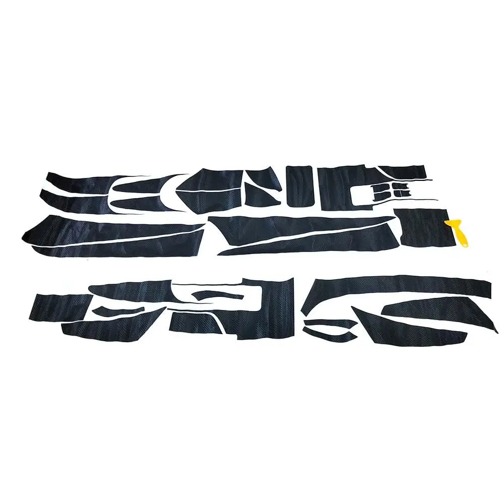 Carbon Fiber Look Interior Accessories Whole Kit Cover for Hyundai Sonata 11-14