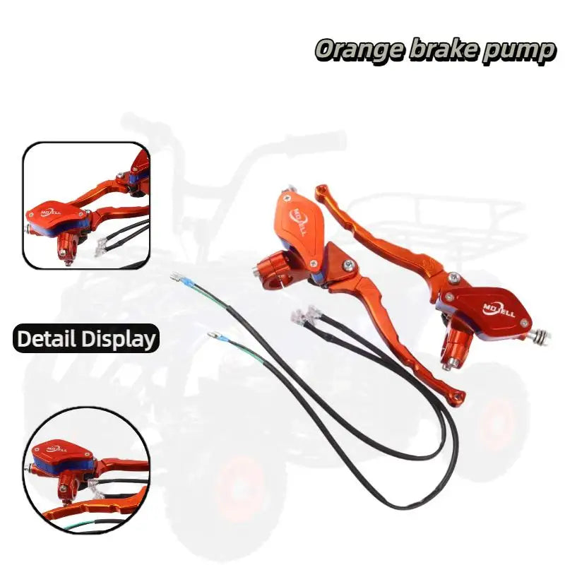Electric vehicle accessories Motorcycle modification Disc brake Upper pump Left and right front and rear brakes Oil pump