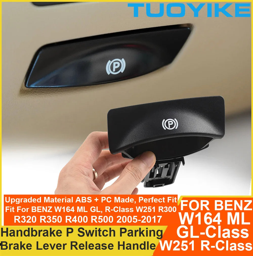 Car Handbrake Switch P Parking Brake Lever Release Handle For Mercedes-BENZ ML GL W164 ML300 ML350 R-Class W251 R320 R300 R350