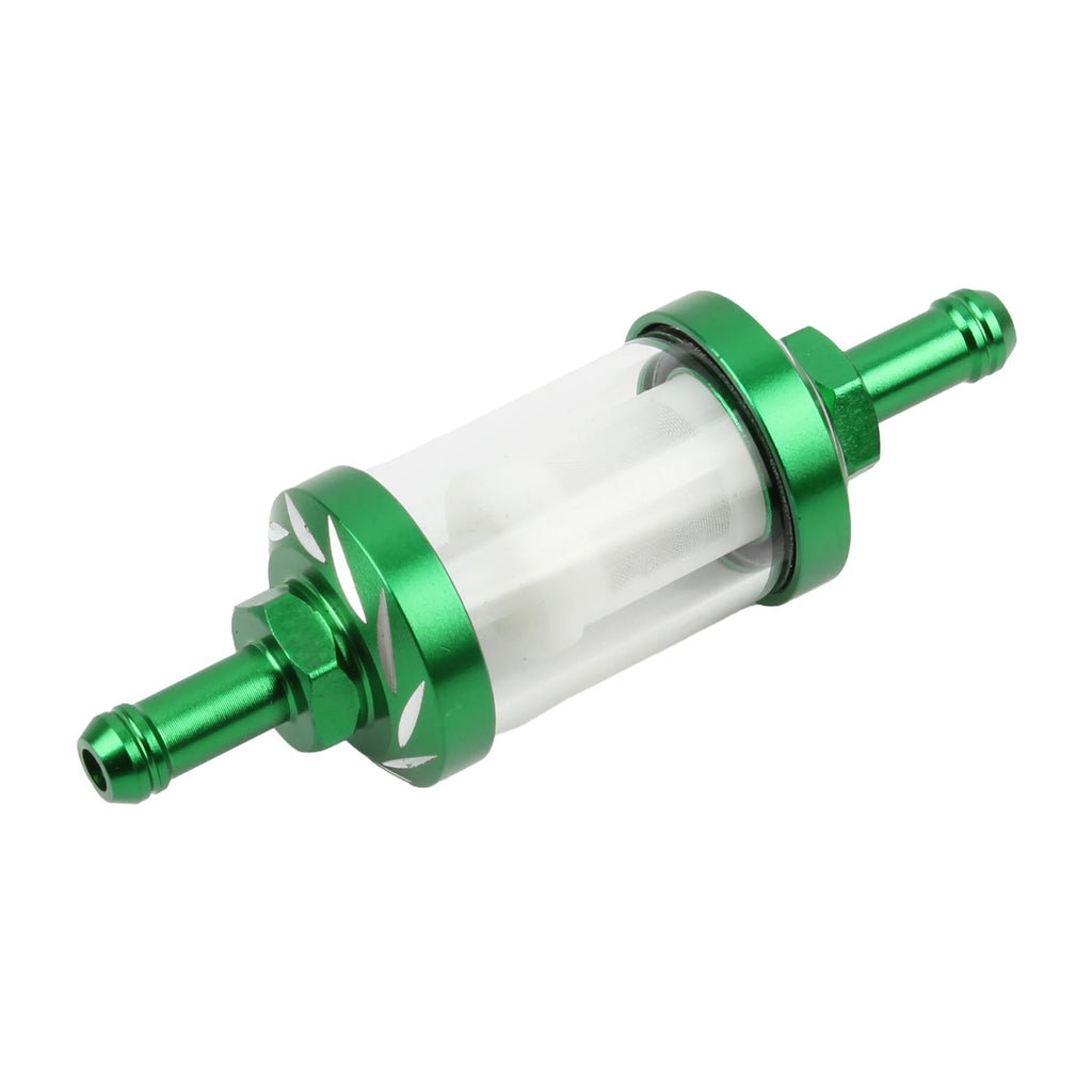 Motorcycle Engine Fuel Filter CNC Aluminum Alloy Glass Gas Fuel for Enduro Dirt Bike Motocross 125 140 150 160cc CRF70 90 110
