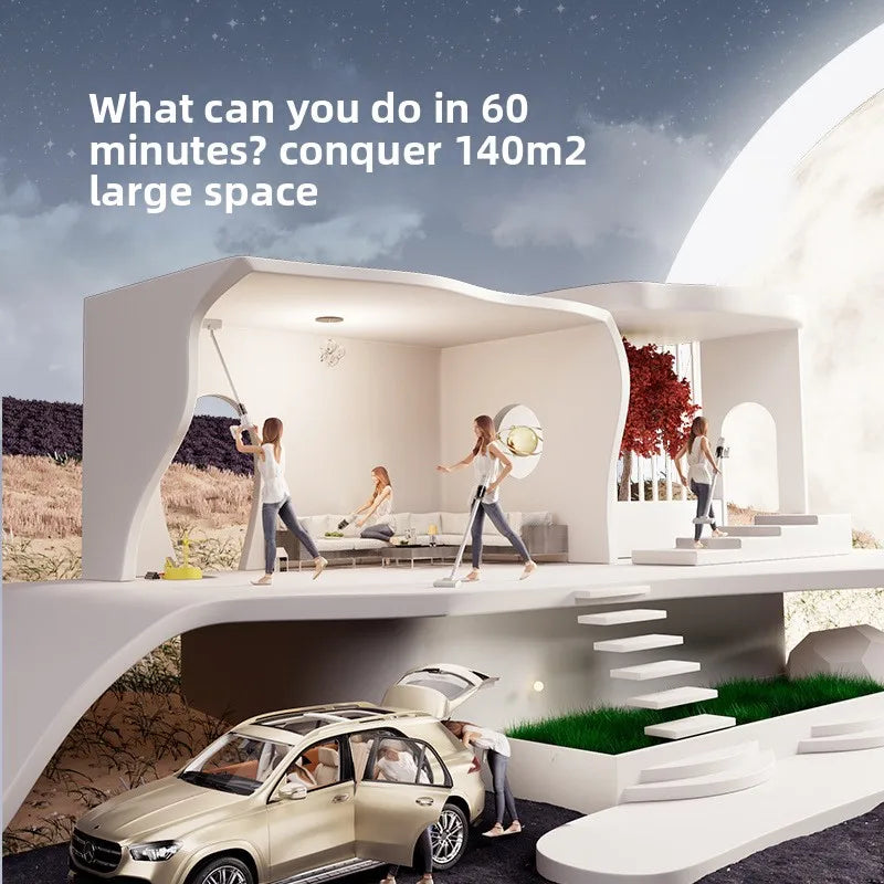 Wireless Handheld Vacuum Cleaner Car Home Dual Use Brushless Motor Rechargeable Portable Multi-function Car Vacuum