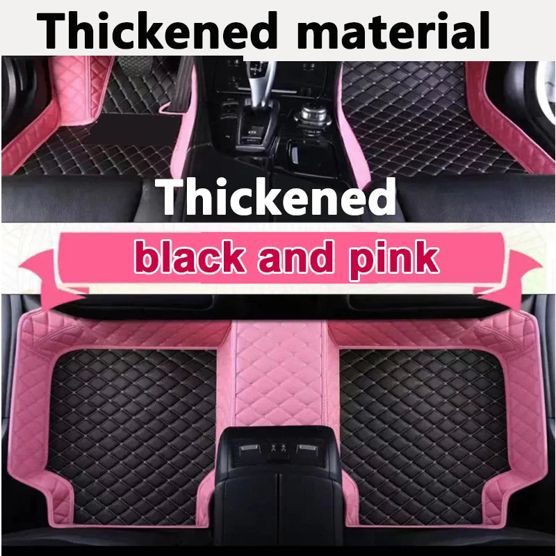 Car Floor Mats For Audi A6 C6 4F 2004~2011 Carpet Luxury Leather Mat Durable Rug Auto Interior Parts Car Accessories