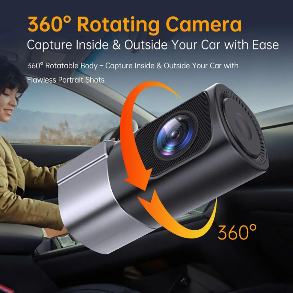 Dash Cam Driving Recorder with Wi-Fi Loop Recording Night Vision Wide Viewing Car Camera Drive Recorder For Trailer RV Truck
