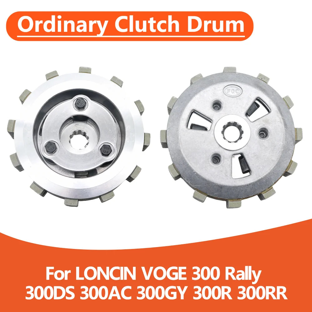 For LONCIN VOGE 300 Rally 300DS 300AC 300GY 300R 300RR 300 AC GY RR Motorcycle Engine Clutch Assembly Disc Plate Kit Replacement