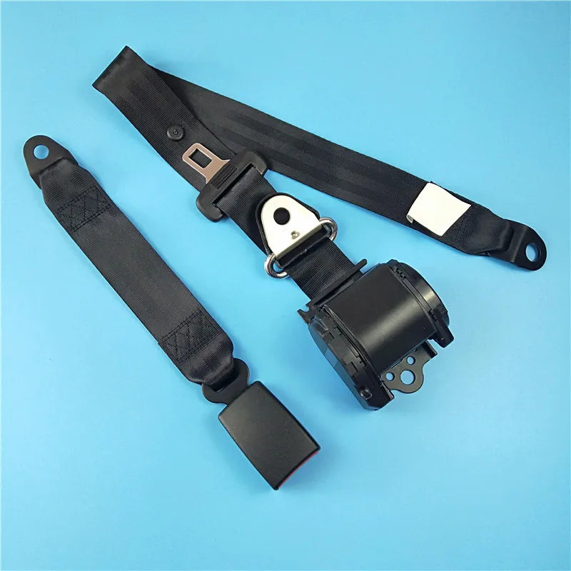 Universal 3 Points Adjustable Car Seat Belt With Sensors Driver Safety Belt Retractable Safety Strap Car Seat Belt