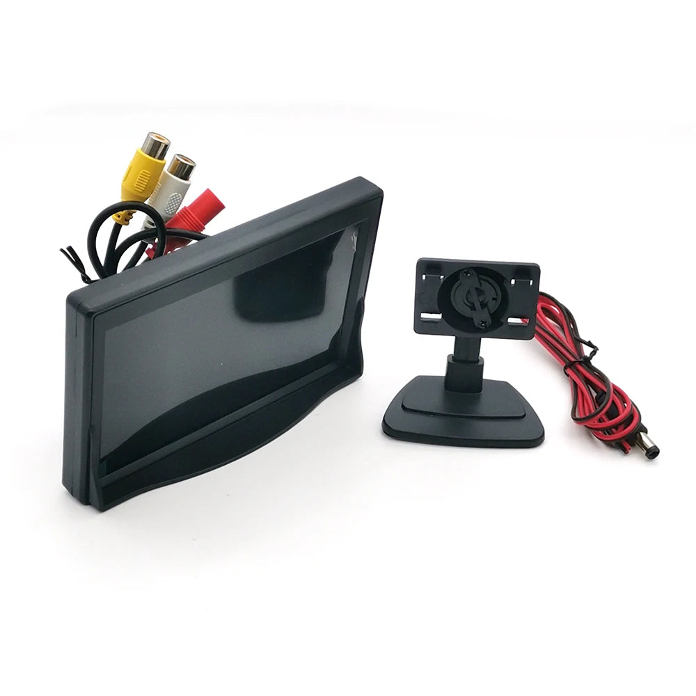 TFT LCD Display HD Digital Color 5 Inch AHD 1080P Car Monitor 5 Screen For Parking Rear View Reverse Camera