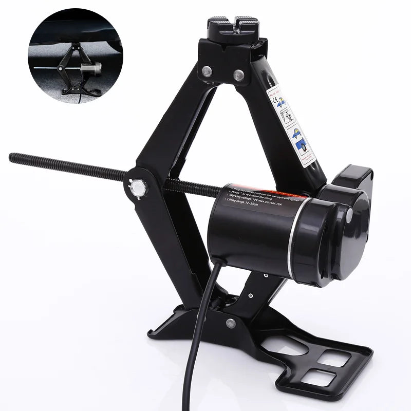 12V Electric Car Jack Kit Heavy Duty Portable Tire Changing Tool Electric Vehicle Lifting Device for Emergency Situations