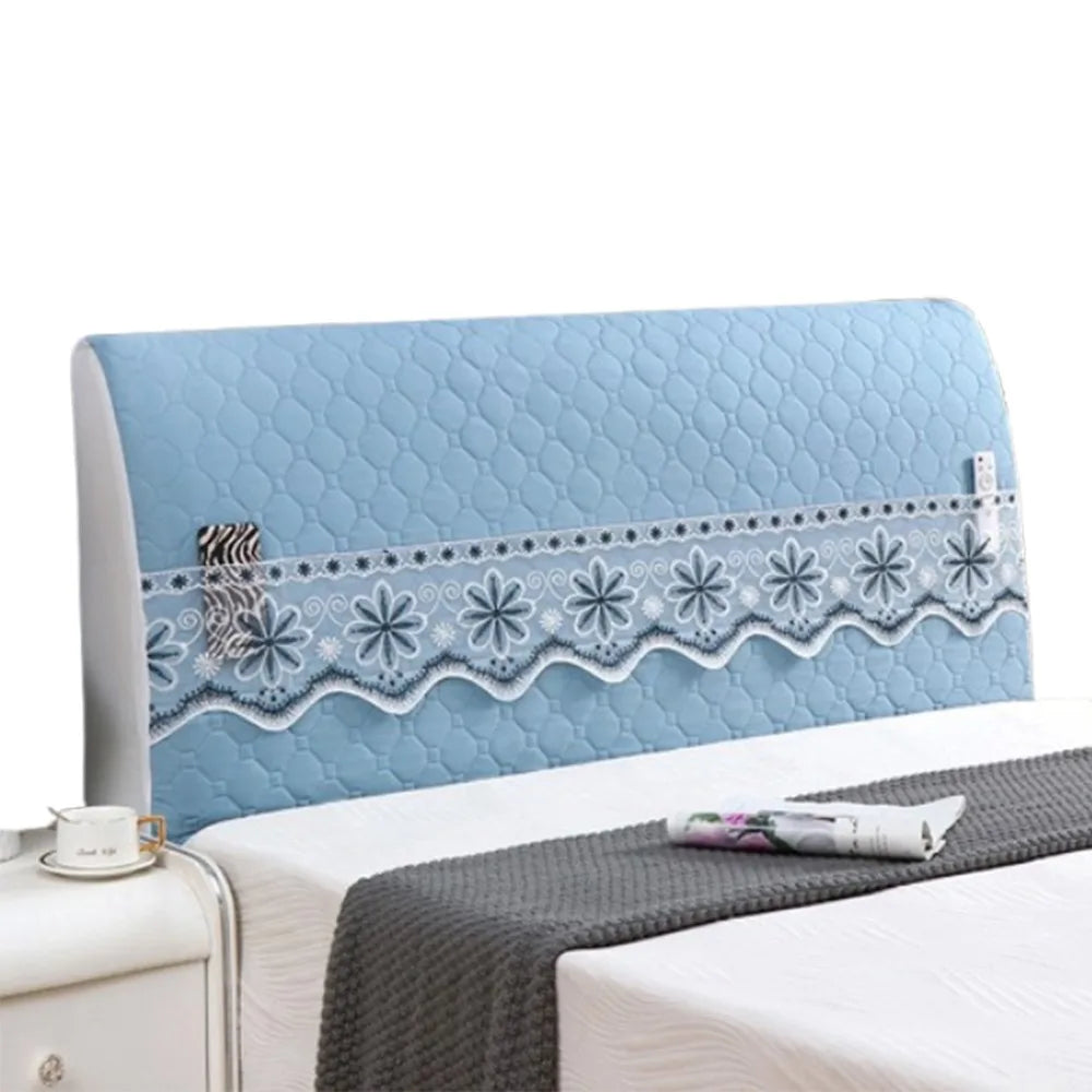 Elastic Anti-Collision Bed Head Cover Detachable All-inclusive Headboard Cover Thickened Luxury Soft Bedside Dust Cover