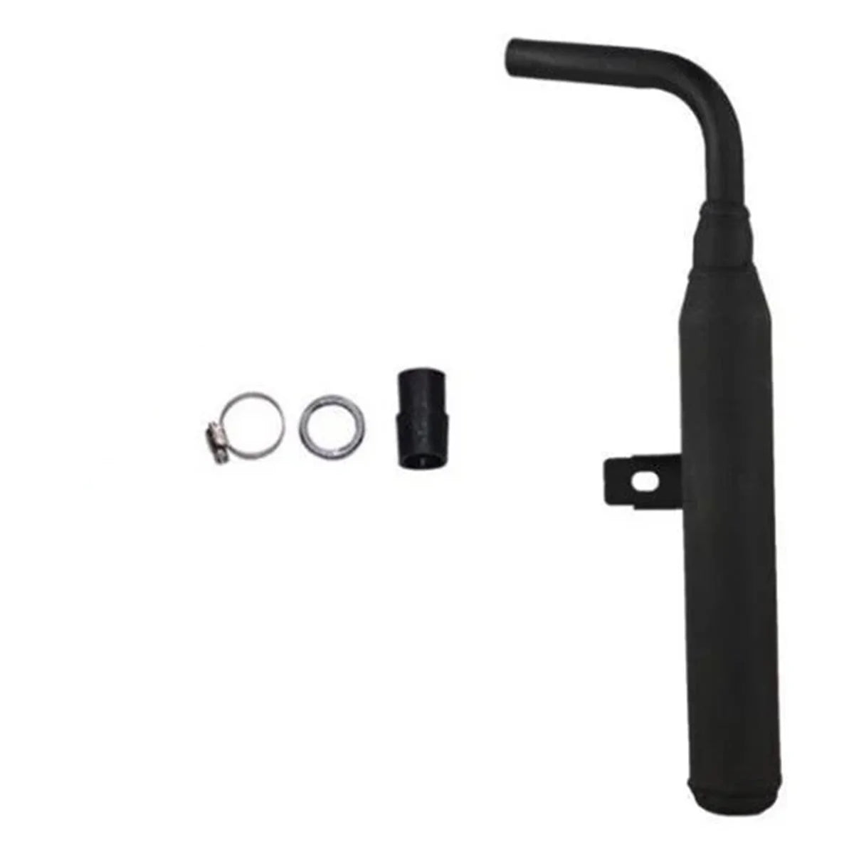 Motocicleta Silenciador Tubo para Crianças, Sistema Silenciador de Escape para Yamaha, PW50, PY50, PW, PY 50, PEEWEE, ATV, Quad,