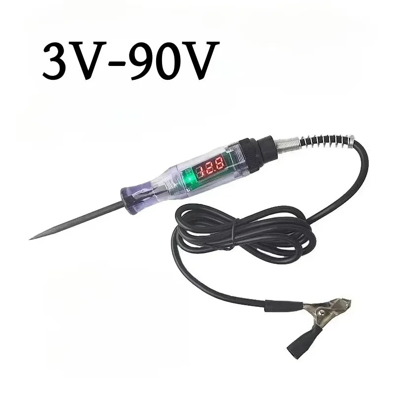 Car Truck Voltage Circuit Tester Auto 3V-24V Tools Car Diagnostic Probe Test Pen Light Bulb Electric Measuring Pen Tools