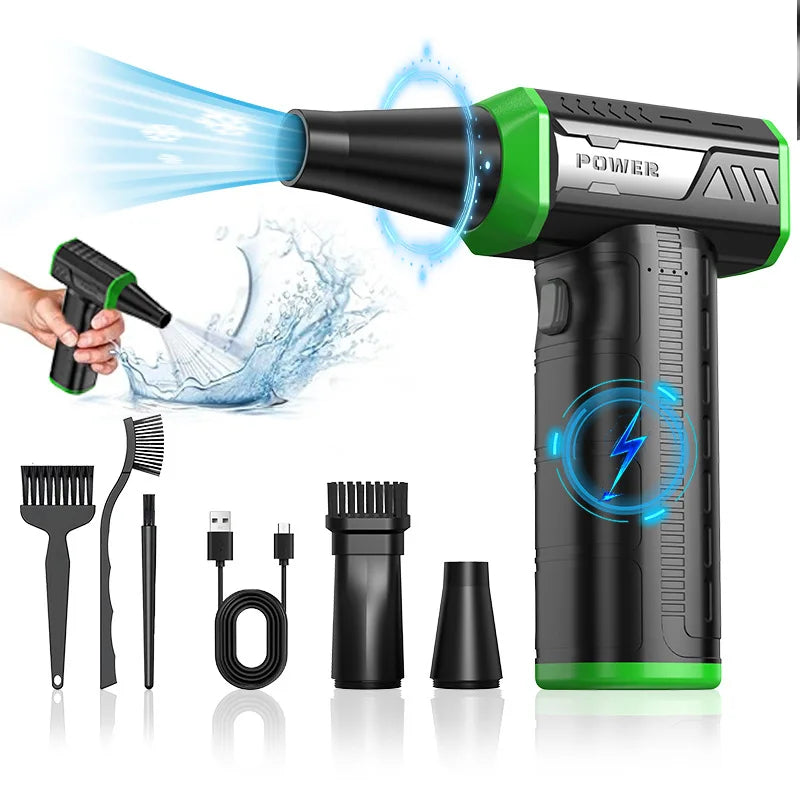3-In-1 Car Vacuum Cleaner 6000pa High Power Wireless Handheld Hoovers Multifunctional Strong Suction Portable Air Blower Pet
