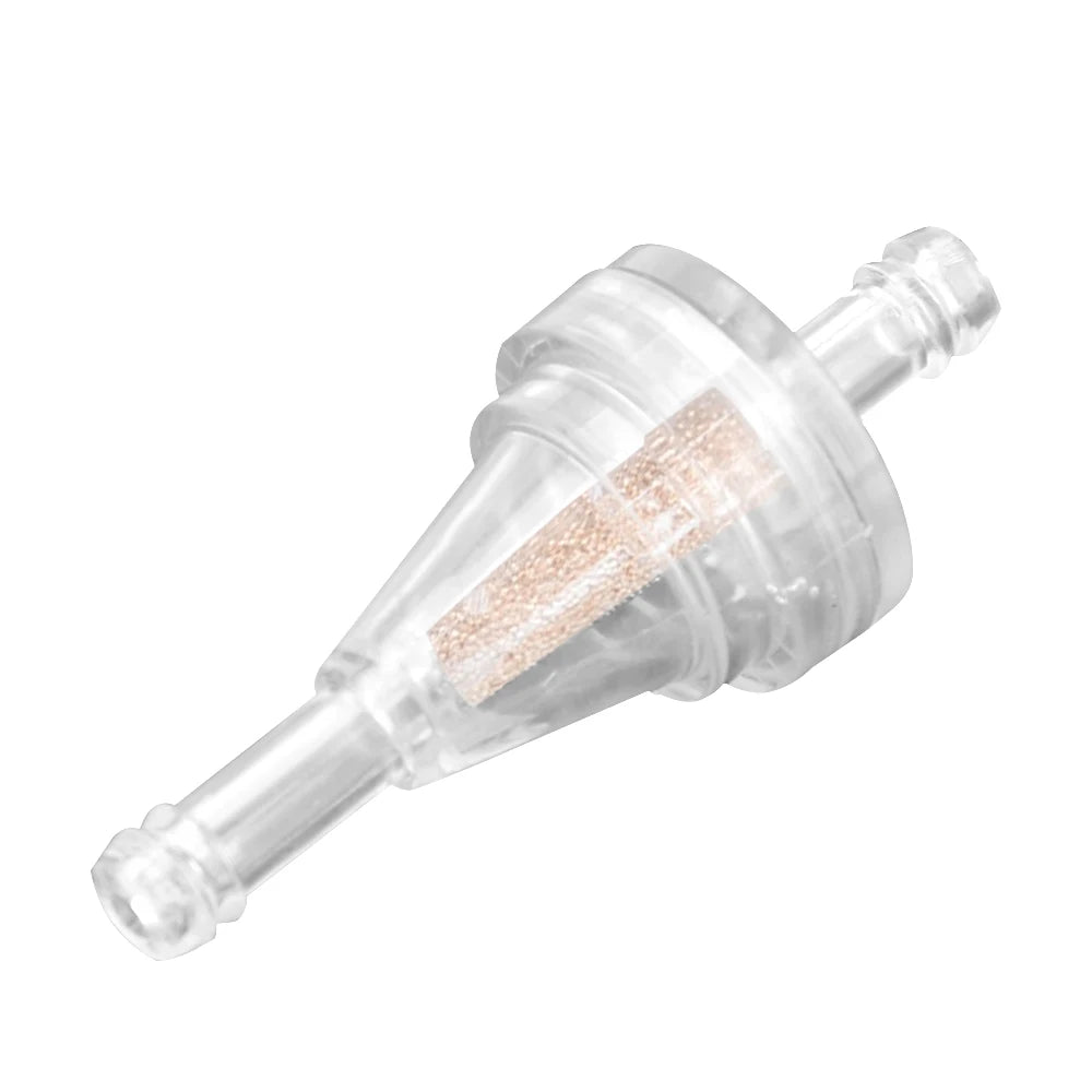 For Dirt Bike ATV UTV 1/4" 6.3mm Fuel Line Gasoline Filter Universal 10pcs/set Motorcycle Inline Gas Fuel Filter