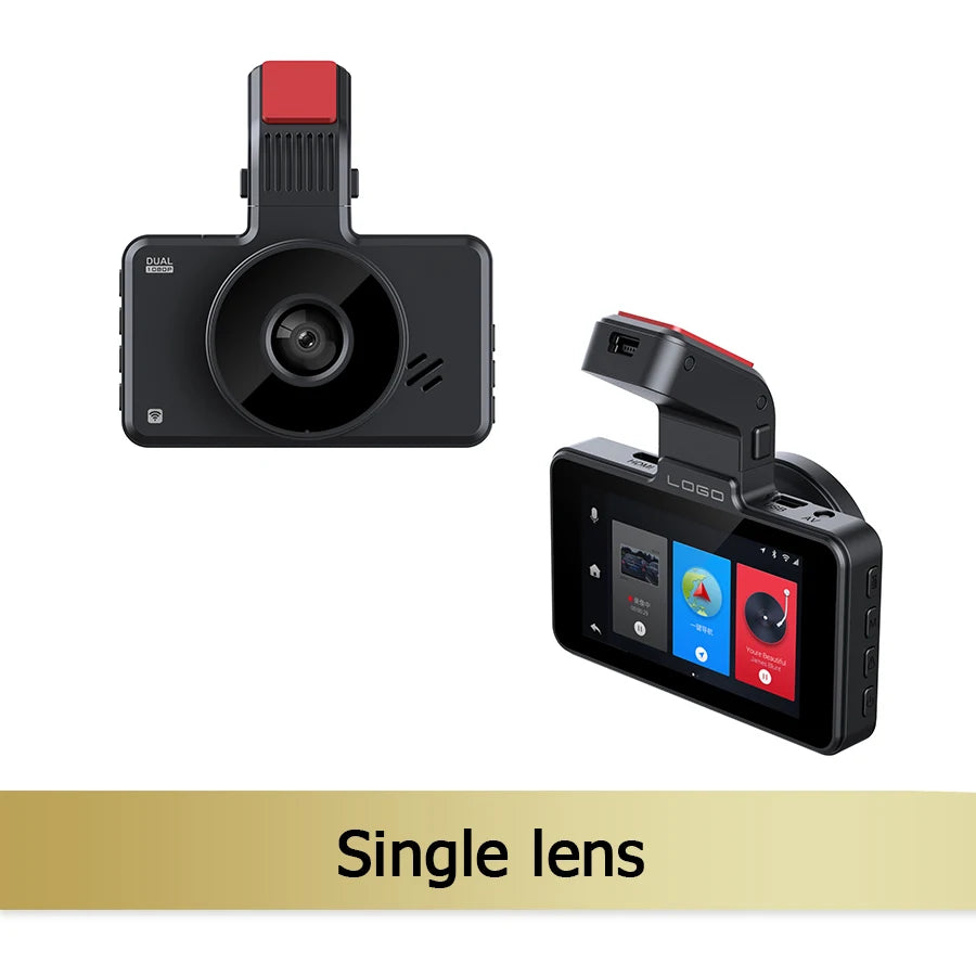 Dash Cam HD 1080P Car Charge WIFI Mobile Connect Front Rear Dual-Camera Wide Angle Loop Recording Reversing Image