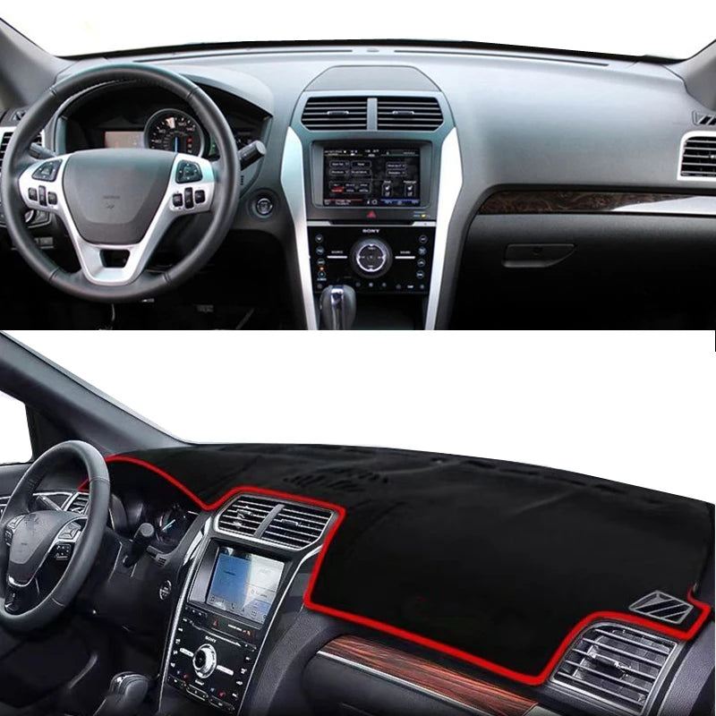 Car Accessories For Ford Explorer 2011-2014 2015 2016 2017 2018 2019 Dashboard Cover Dashmat Mat SunShade Carpet Cushion LHD RHD