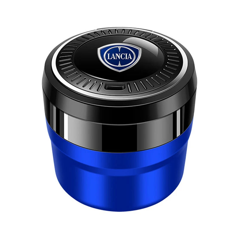 Car Interior Accessories Portable Luminous Ceramic Liner Cigarette Car Ashtray For Lancia ypsilon musa STRATOS Y Phedra