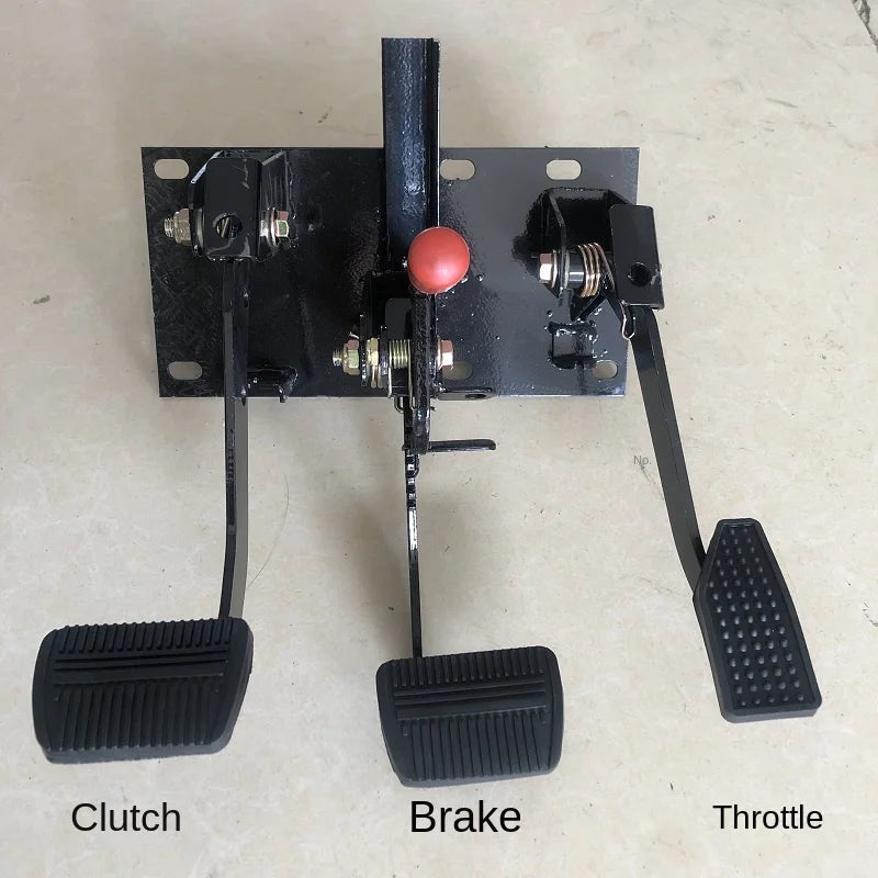 1set Tricycles Brake Pedals,four Wheel Canopies,modified Oil Brakes,clutch Disc,foot Brake Accelerator Three in One Foot Pedal